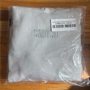 Gray Embroidered Hoodie